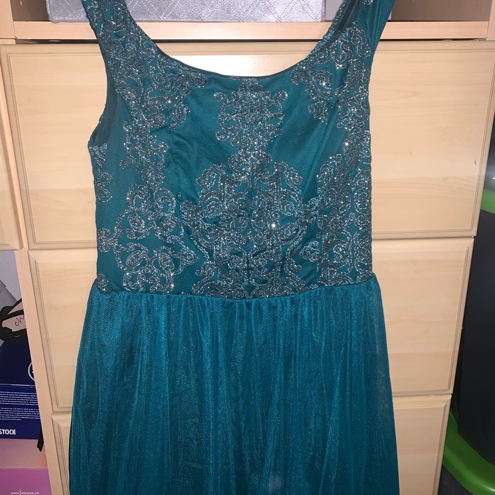 emerald dress